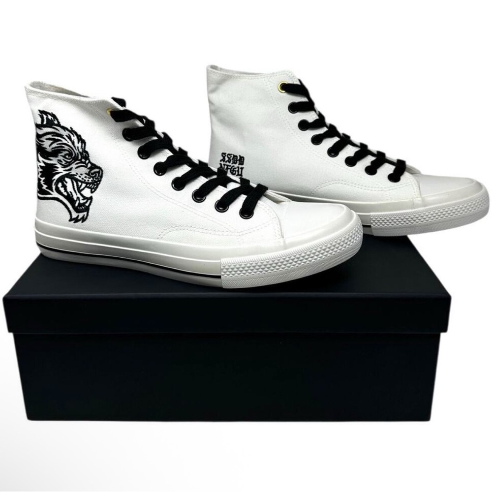 Darc Sport Limited Release White High-Top Sneakers Men’s Size 8, Women’s 10